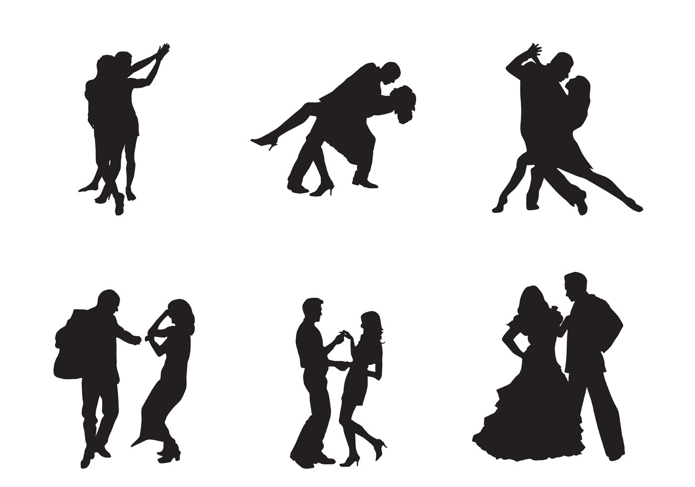 1400x980 Dance Free Vector Art