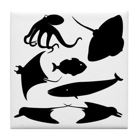 460x460 Black Salt Life Coasters