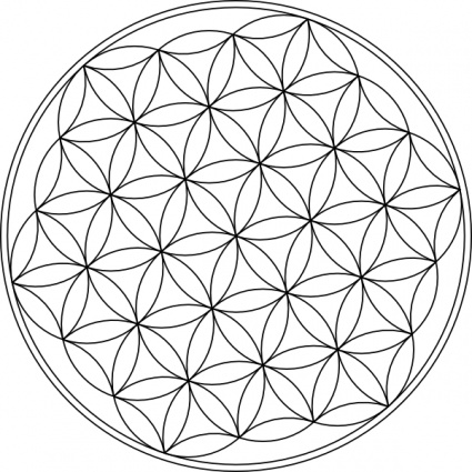 425x425 Flower Of Life Vector Ai