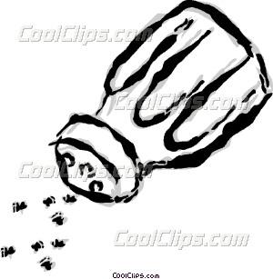 300x307 Salt Shaker Vector Clip Art