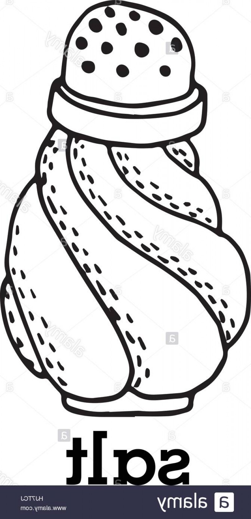 808x1668 Stock Photo Vector Salt Shaker Hand Drawn Illustration Lazttweet
