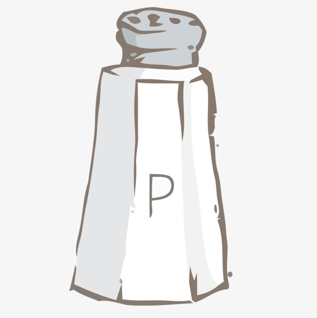 650x651 Vector Creative Hand Painted Salt Shaker, Vector, Vector Material