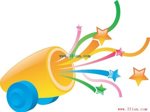 500x376 Fireworks Salute Vector Free Vector In Adobe Illustrator Ai ( .ai