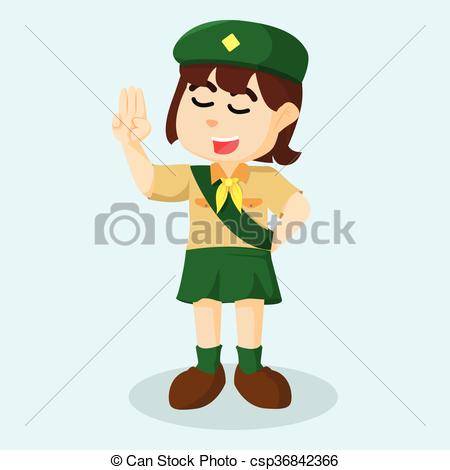 450x470 Girl Scout Salute.
