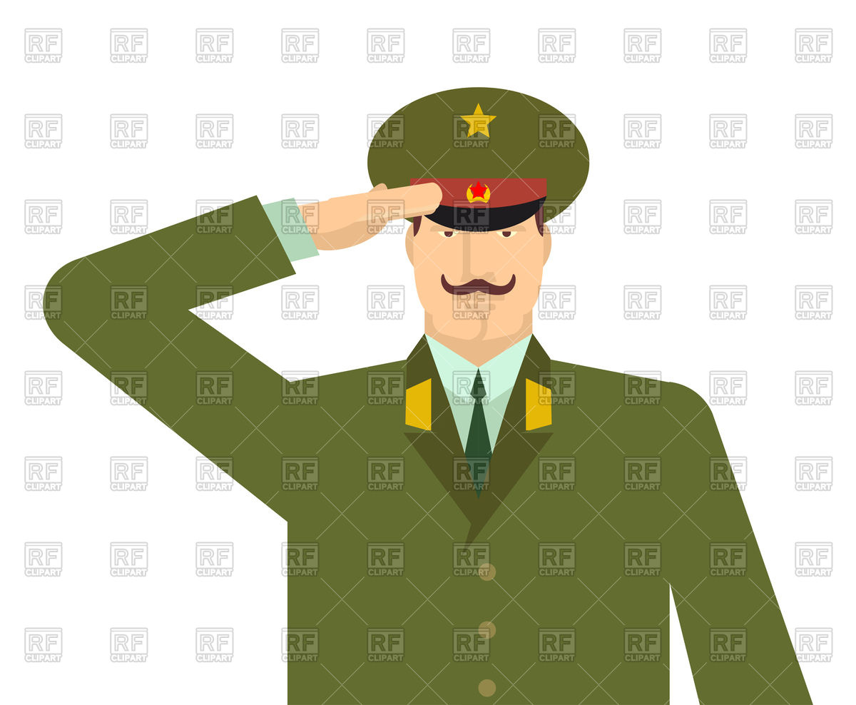 1200x988 Russian Military Officer Salute Vector Image Vector Artwork Of