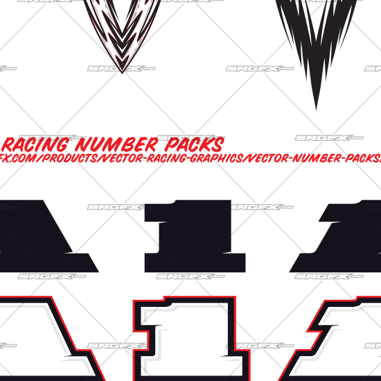 550x550 Free Vector Racing Graphics Sample Pack 1