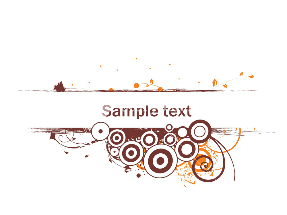1000x750 Floral Vector Wallpaper With Sample Text On White Background
