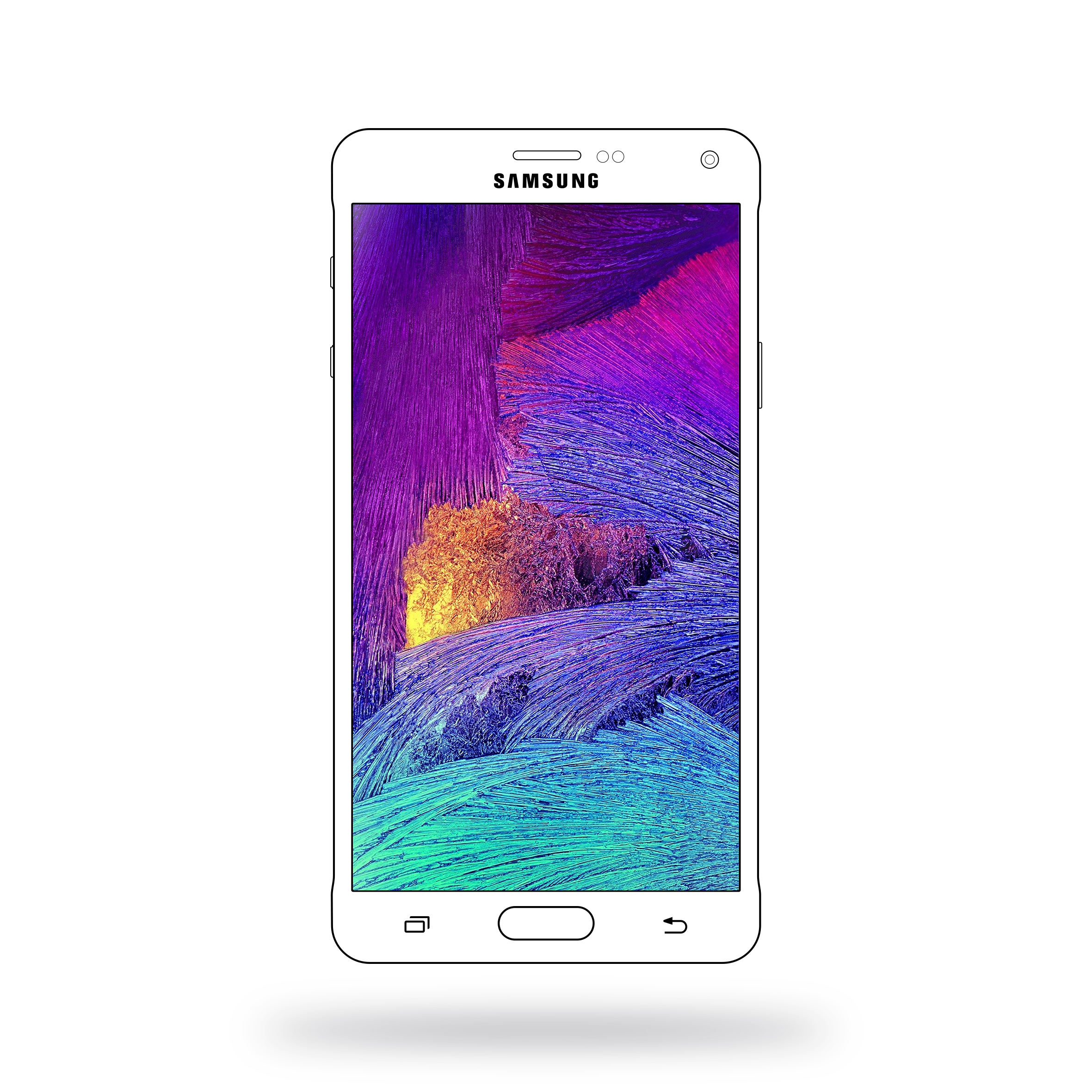 2361x2361 Samsung Galaxy Note 4 Vector Mockup