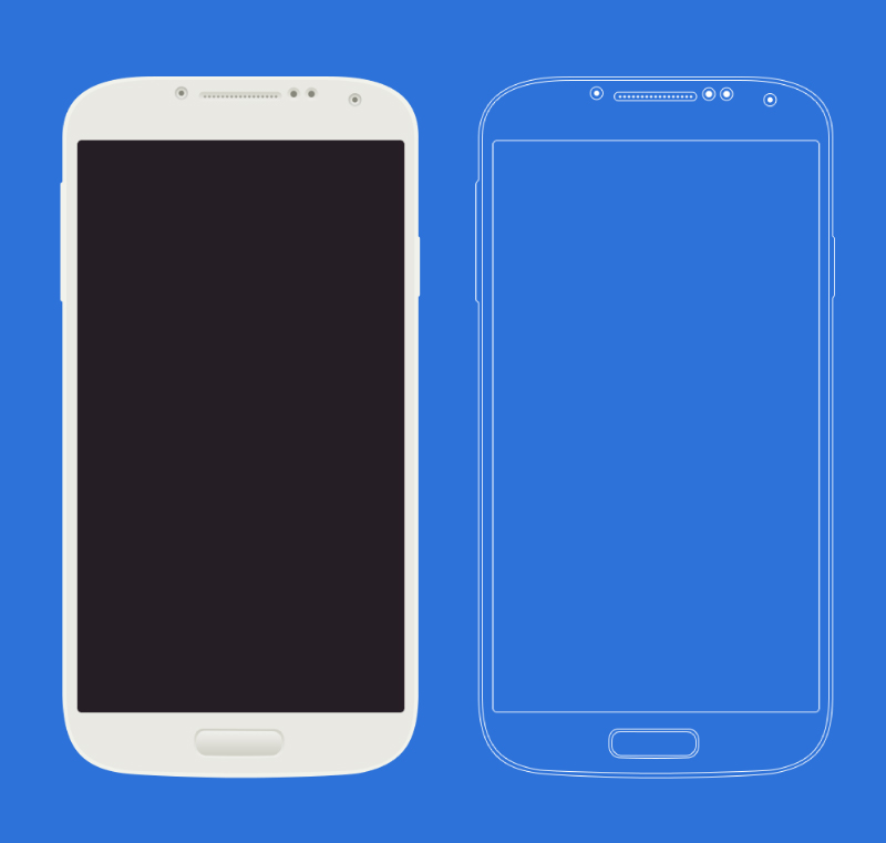 800x761 Samsung Galaxy S4 Free Vector Graphic Download