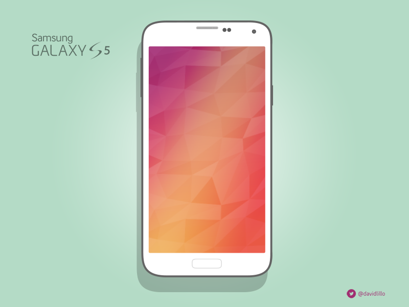 800x600 Samsung Galaxy S5 Mockup By Creame