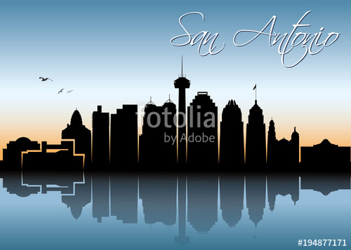 500x357 San Antonio Skyline Stock Image And Royalty Free Vector Files On