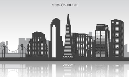 434x260 Us Skyline Vector Graphics To Download
