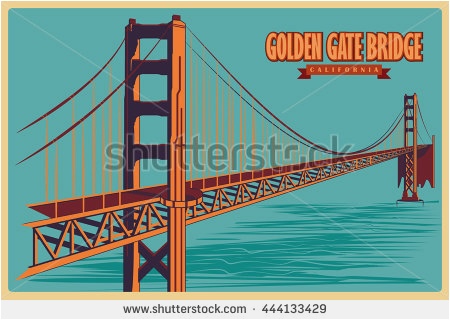 450x320 Golden Gate Bridge Vector Free