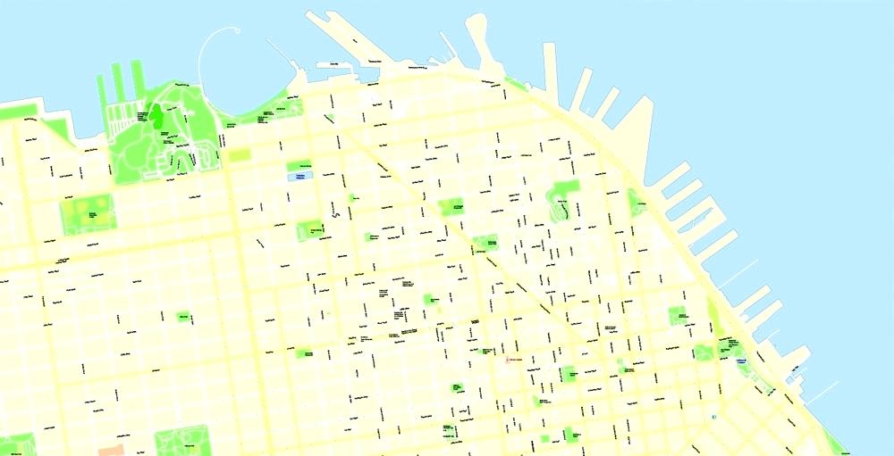 1000x511 Map Us Exact Vector Street G San Francisco Neighborhood Tenderloin