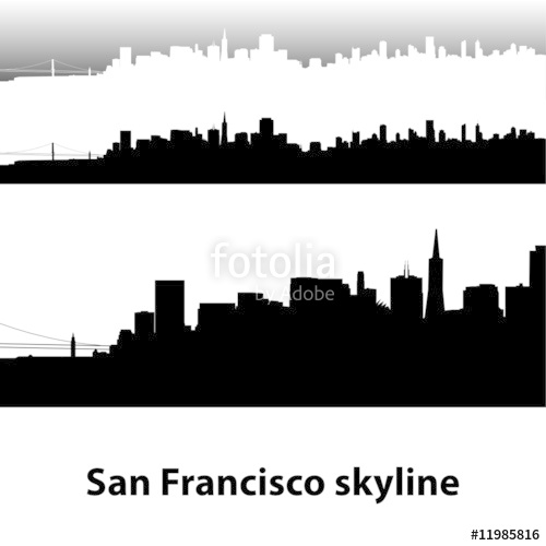 500x500 San Francisco Skyline Stock Image And Royalty Free Vector Files