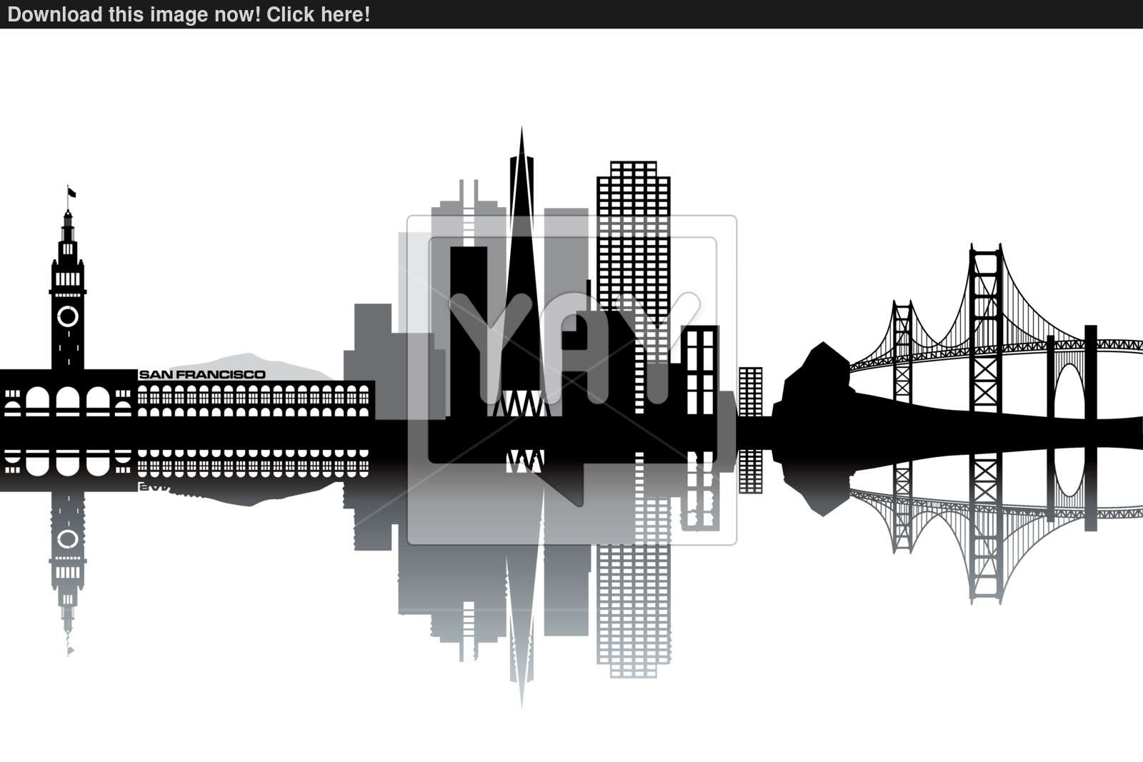 1600x1067 San Francisco Skyline Vector