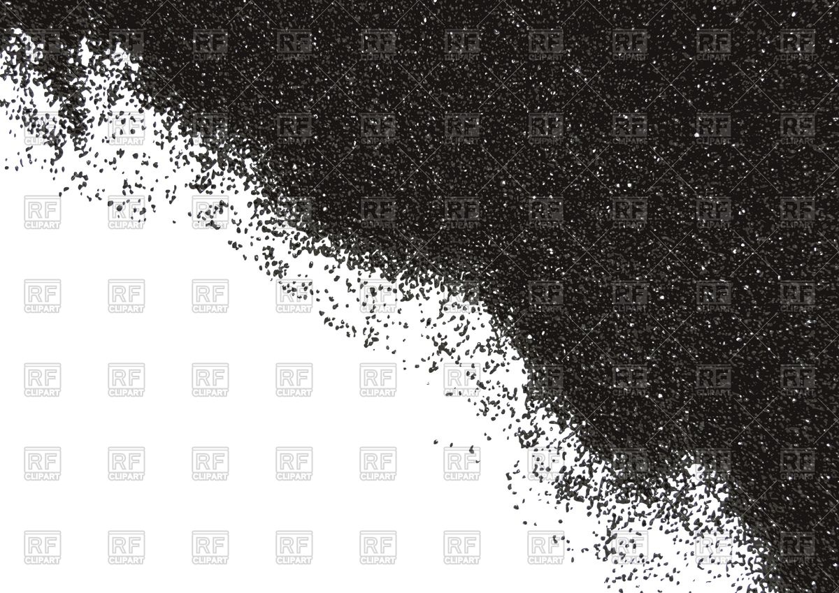 1200x849 Black Abstract Sand On White Background Vector Image Vector