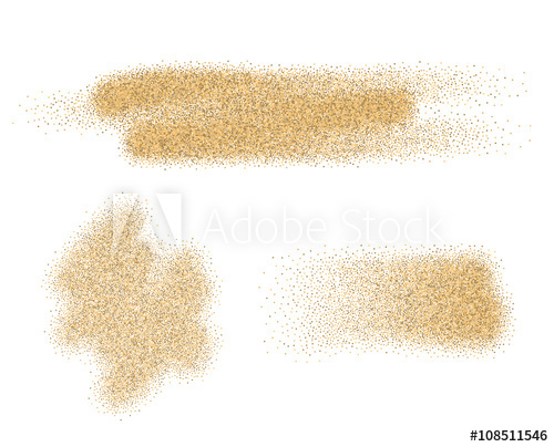 500x404 Sand Vector Elements. Sand Stains Isolated On White Background