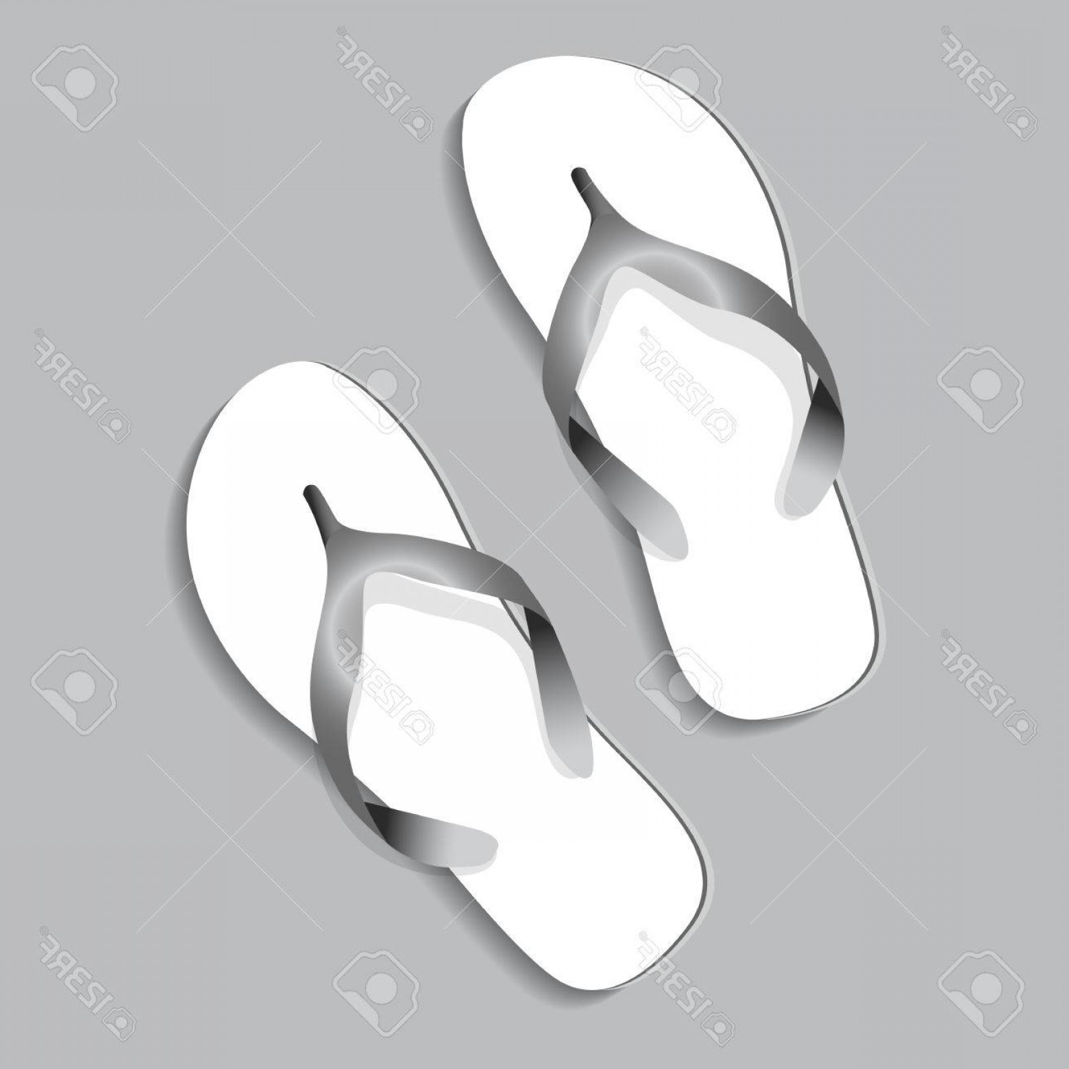 1560x1560 Photostock Vector Template Of Beach Sandal For Your Design Vector