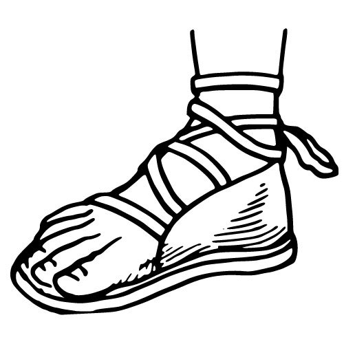 Sandal Vector at GetDrawings | Free download