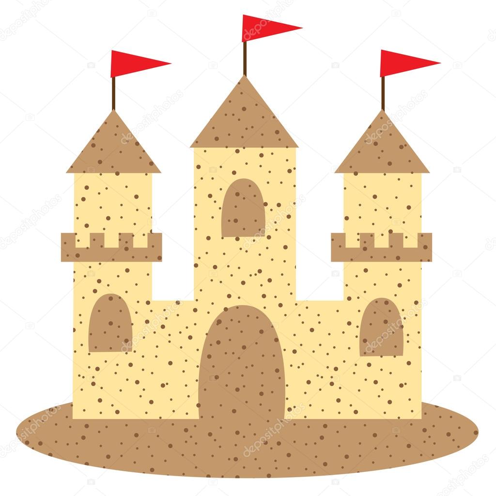 1024x1024 Photos Cartoon Sand Castle,