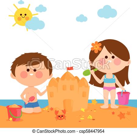 Sandcastle Vector at GetDrawings | Free download