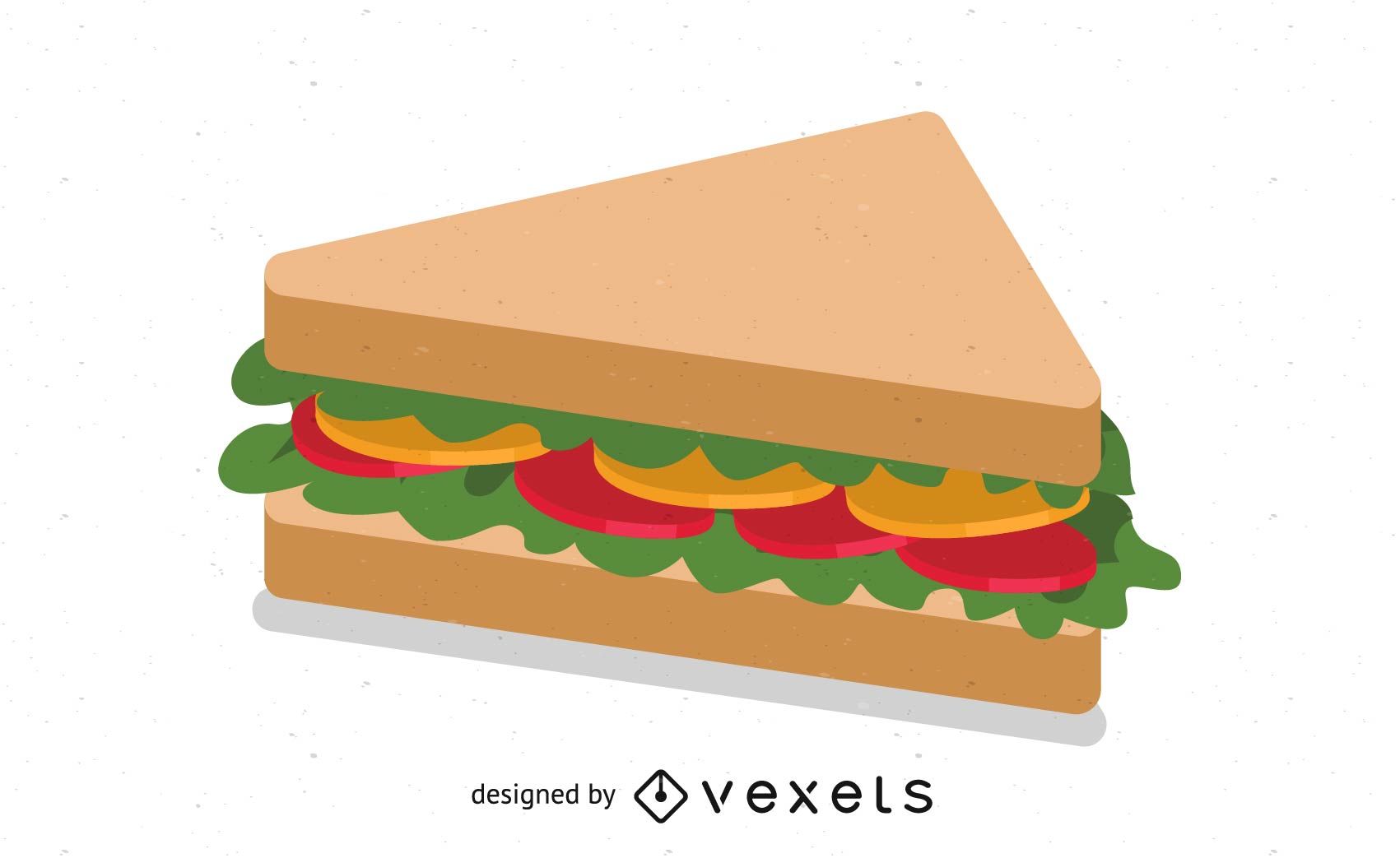 1701x1043 Sandwich Vector