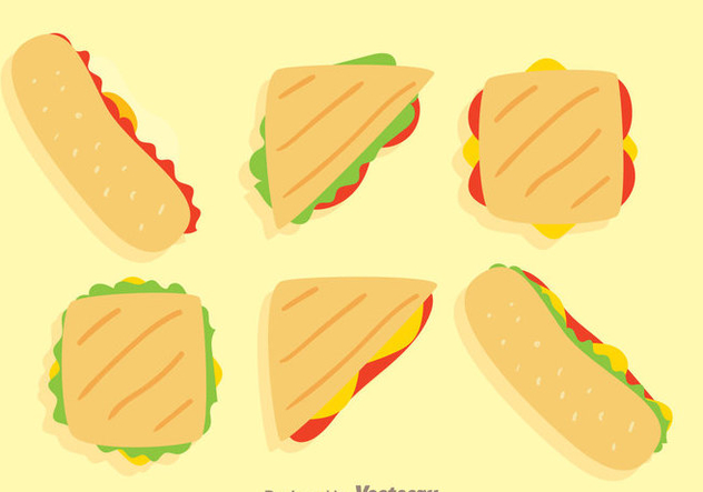 632x443 Sandwich Vector Free Vector Download 330779 Cannypic