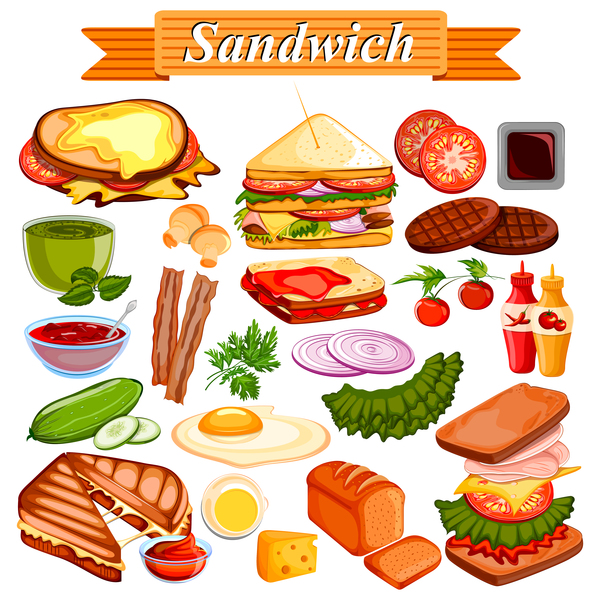 600x600 Sandwich Vector Design Free Download