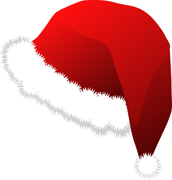 570x595 Santa Claus Hat Clip Art Free Vector 4vector