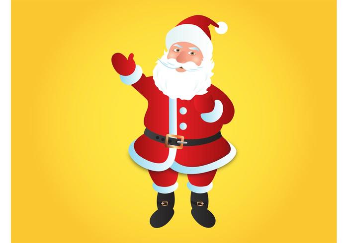 700x490 Santa Claus Vector