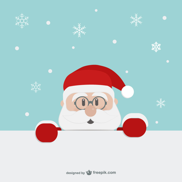 626x626 Santa Claus Face Cartoon Vector Free Download
