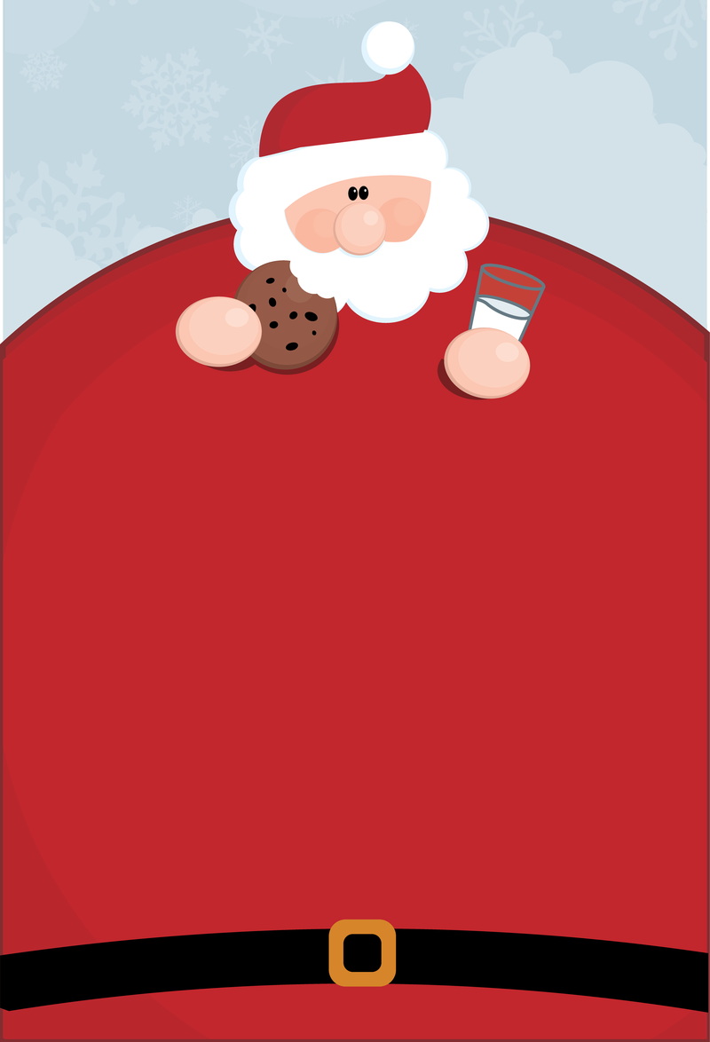 800x1174 Vector Santa Claus Obesity