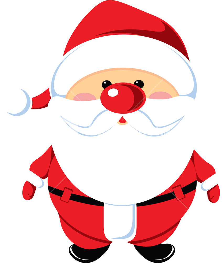846x1000 Vector Santa Claus Royalty Free Stock Image