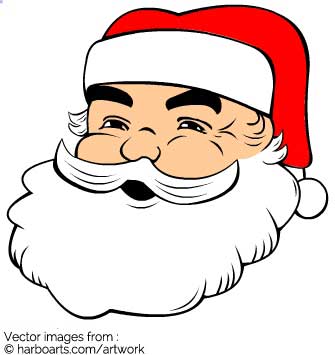 335x355 Download Classic Santa Claus Vector Graphic
