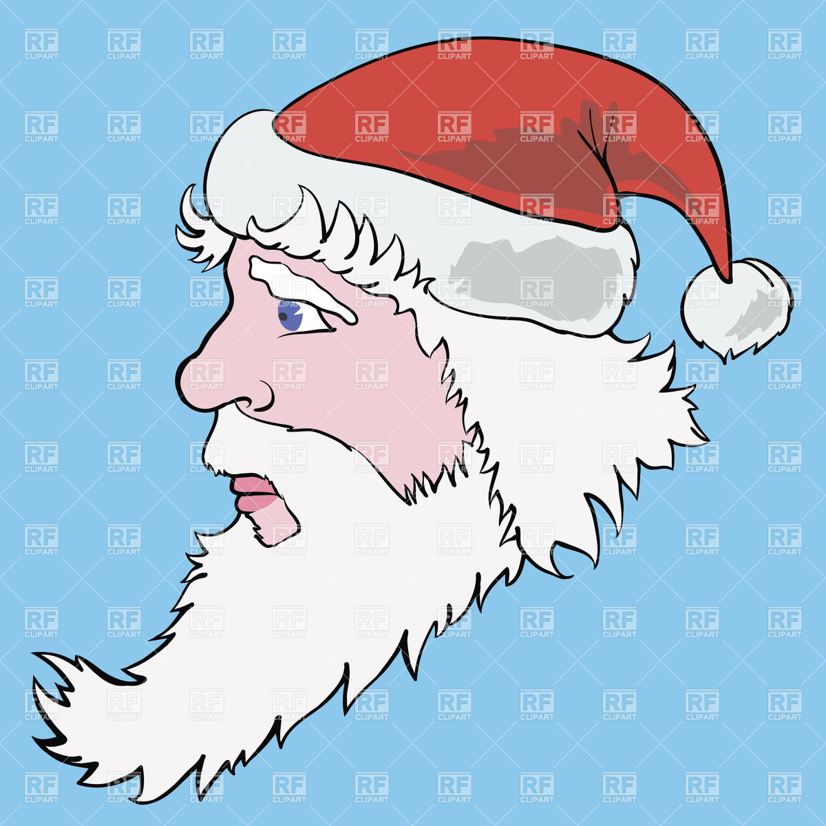 1200x1200 Head Santa Claus