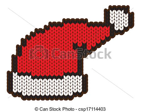 450x357 Knitting Wool Santa Hat .