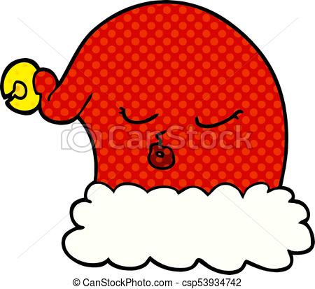 450x413 Cartoon Christmas Santa Hat.