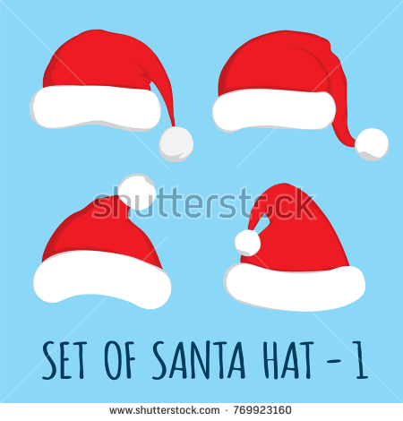 450x470 Free Vector Santa Hat Geometric Santa Cap Vectors Download Free
