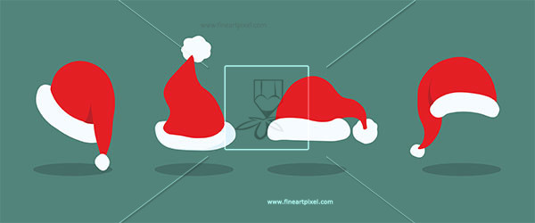 600x250 Christmas Hat Free Vectors, Illustrations, Graphics, Clipart