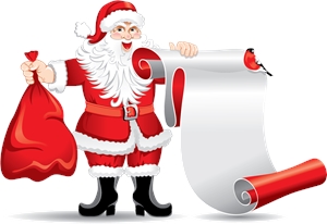 300x206 Santa Claus Christmas Logo Vector (.ai) Free Download