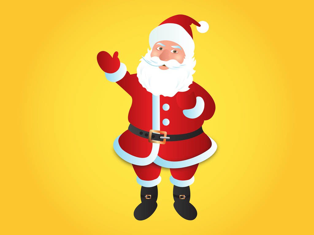 1024x765 Santa Claus Vector Vector Art Amp Graphics