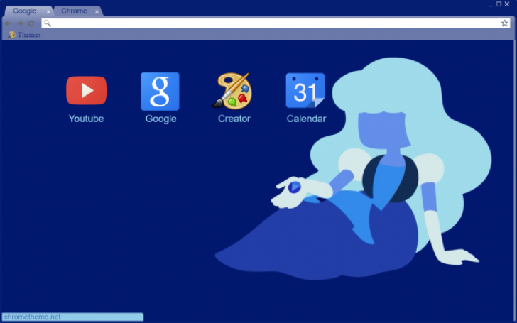 728x455 Sapphire Vector Chrome Theme