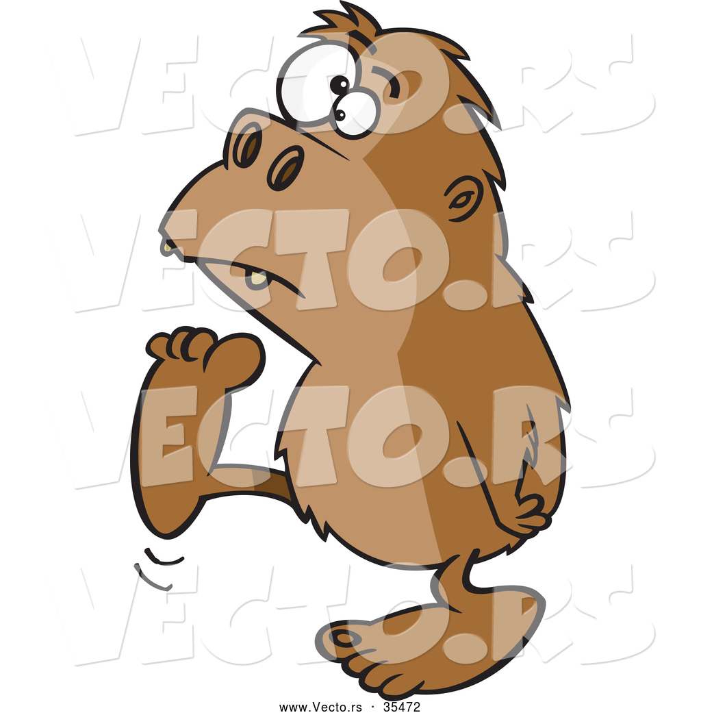 1024x1044 Sasquatch Clipart Vector