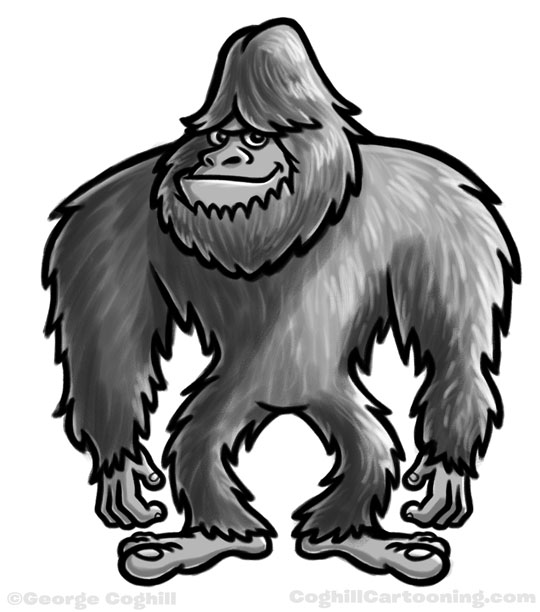 540x612 Sasquatch Clipart Yeti