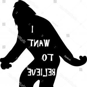 300x300 Vector Illustration Cartoon Sasquatch Walking Lazttweet