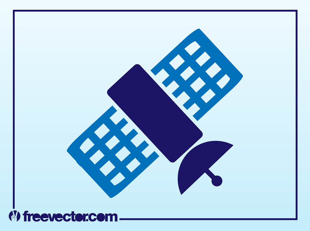 1024x765 Satellite Icon Vector Vector Art Amp Graphics