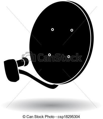409x470 Silhouette Satellite Dish Vector .