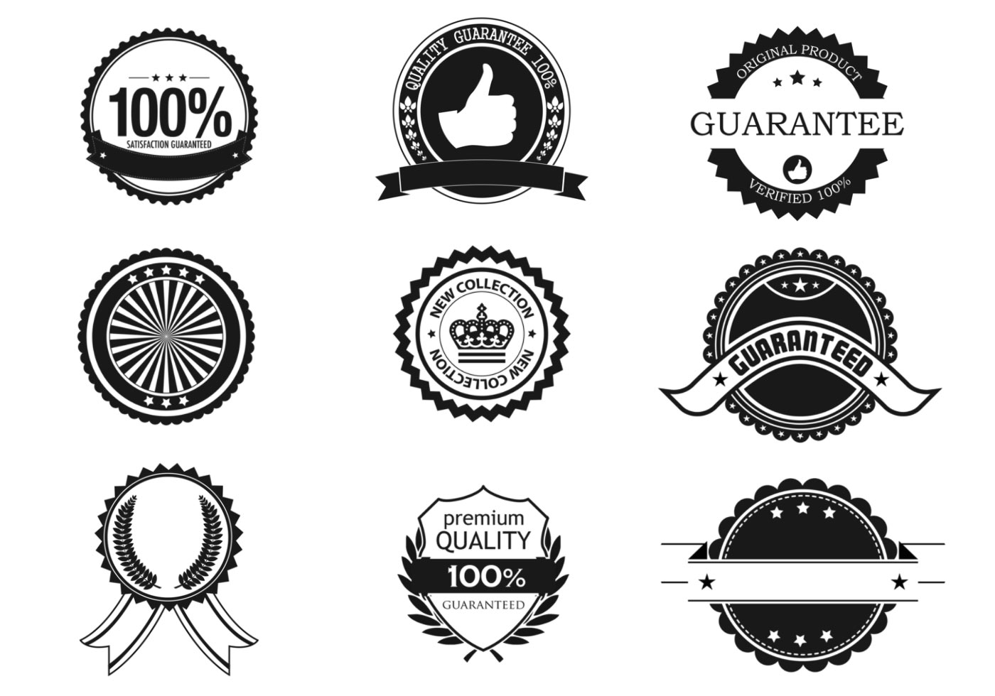 1400x980 Business Badge And Label Vector Pack
