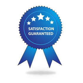 282x282 Satisfaction Guaranteed Badge